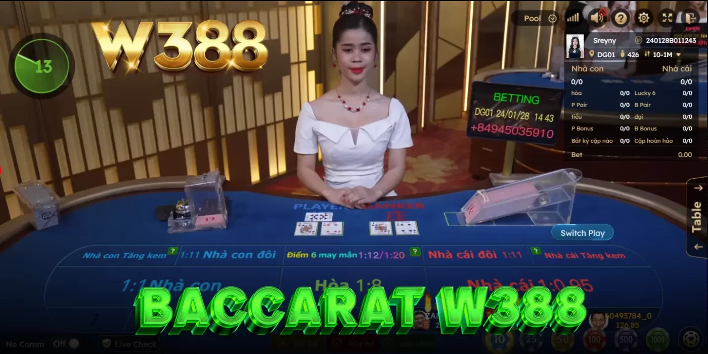 Baccarat W388 là gì?
